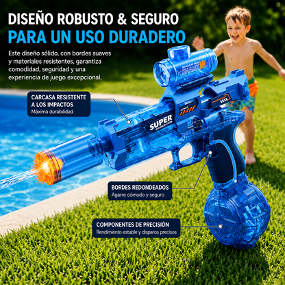 AquaDelta™ | Pistola de Agua Automática Recargable